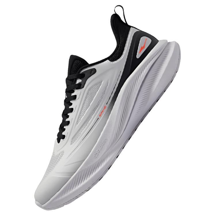Erke Cushioning Abrasion Resistant Cushioning, Wear Resistant Low top Casual Running Shoes Men’s Mist Gray