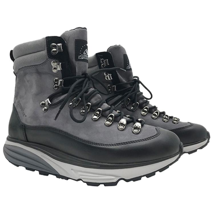 MBT Slip Resistant Abrasion Resistant Slip Resistant Abrasion Resistant High top Hiking Shoes Men’s Gray