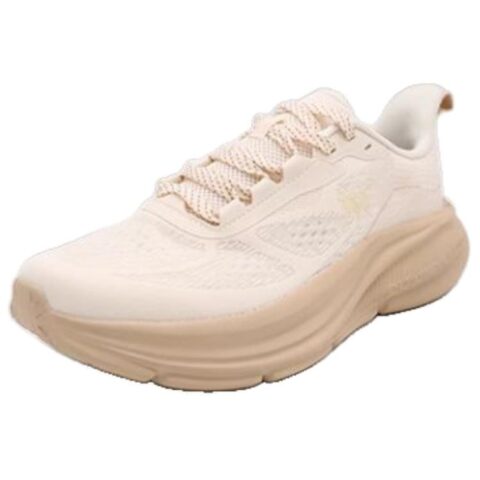 361° Abrasion Resistant Breathable Low top Casual Training Sprint Running Shoes Men’s Beige