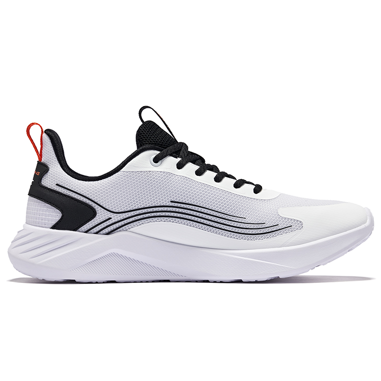 Erke Cloud Journey Low top Running Shoes Men’s White Black