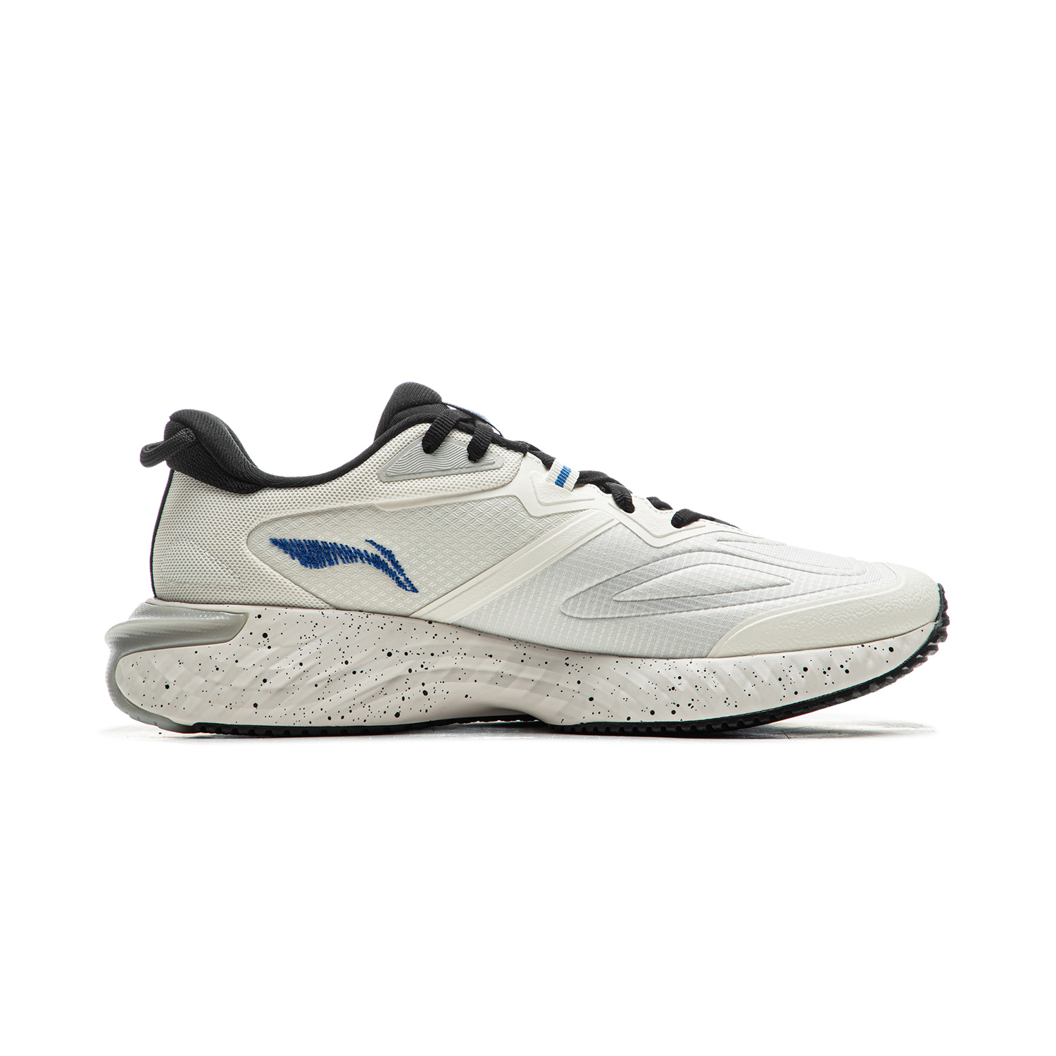 Li Ning Cloud Shield TPU Cushioning Abrasion Resistant Coverage Low top Running Shoes Men’s White Black