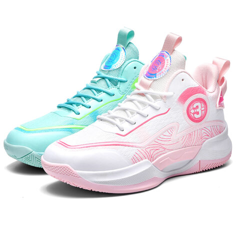 BIANSULONG Cushioning Slip Resistant Abrasion Resistant Support Balance Height Increasing High top Basketball Shoes