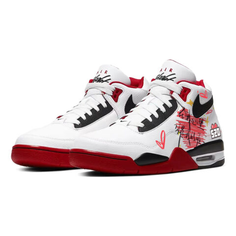 Nike Flight Legacy You Are My Only In My Heart Slip Resistant Abrasion Resistant Mid top Vintage Basketball Shoes Men’s