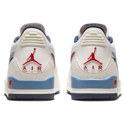 Jordan Legacy 312 Vintage Basketball Shoes Unisex Low Top Blue/White