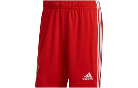 Adidas Bayern Munich Soccer Bottoms Men's Red Moderate Straight Fit Pants