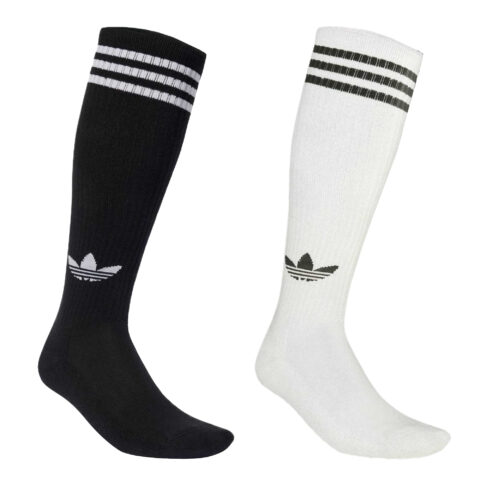 Adidas Originals three-stripes knee socks (pack of two)