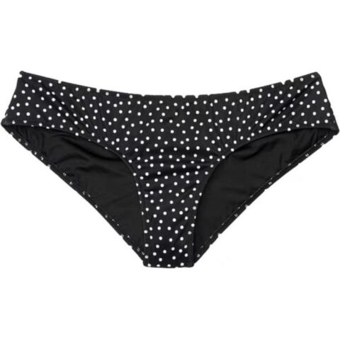 Victoria's Secret Swimming Shorts Women's Black Polka Dot