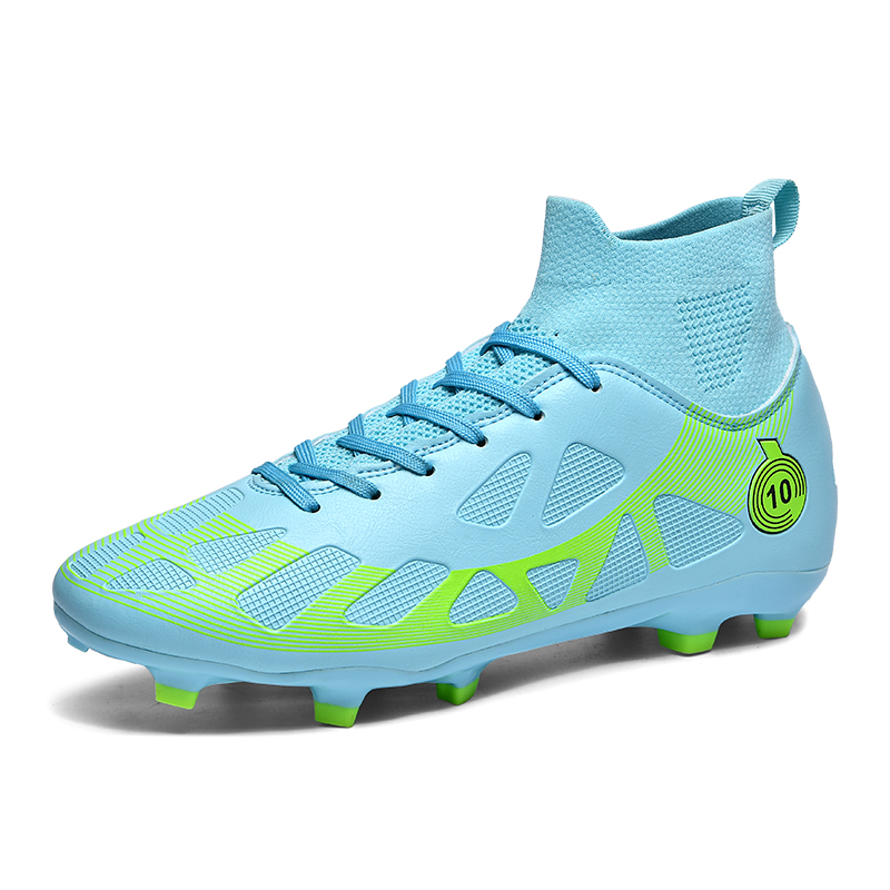 BIANSULONG Soccer Shoes Unisex Low Top Aqua