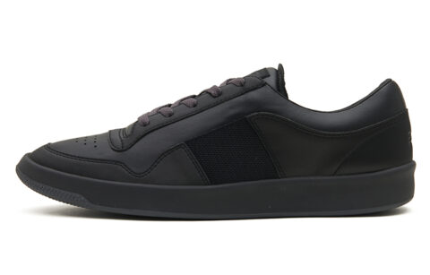 EQLZ EQUALIZER 1970 Lightweight Low-Top Vintage Basketball Shoes Black Fog Made In USA Nappa Genuine Leather