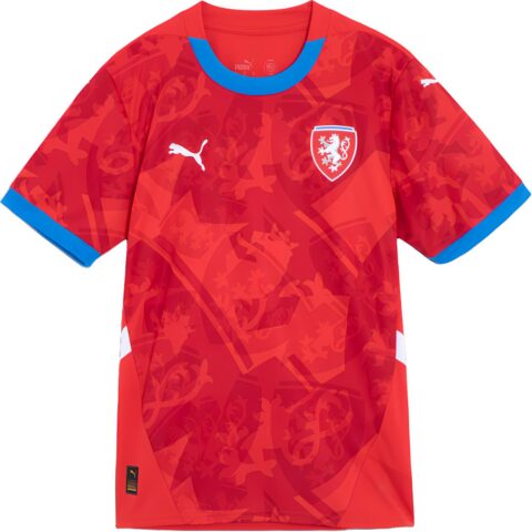 PUMA Czech Republic Football Soccer Jersey Men’s Red Durable Red