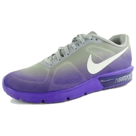 Nike Air Max Sequence Low top Running Shoes Unisex Purple
