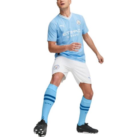 PUMA Manchester City Home Jersey Collection Soccer Jersey Men’s Blue