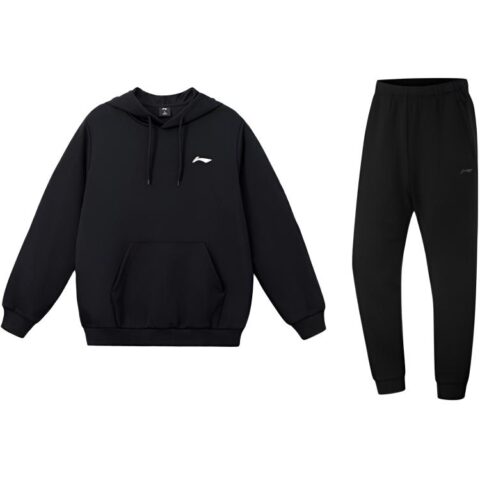 Li Ning Casual Sportswear Unisex Black+Black