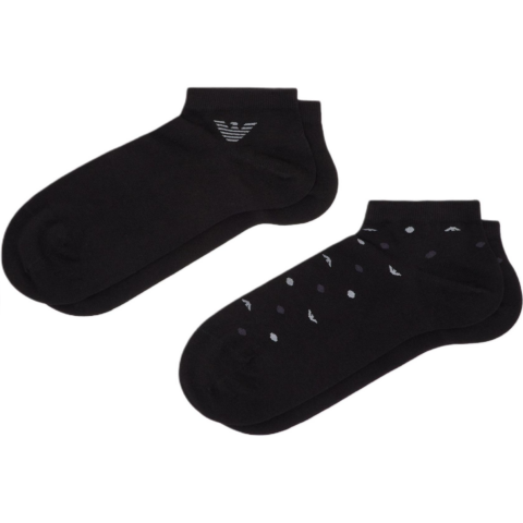 EMPORIO ARMANI FW25 No Show Socks Men’s 2 Pack
