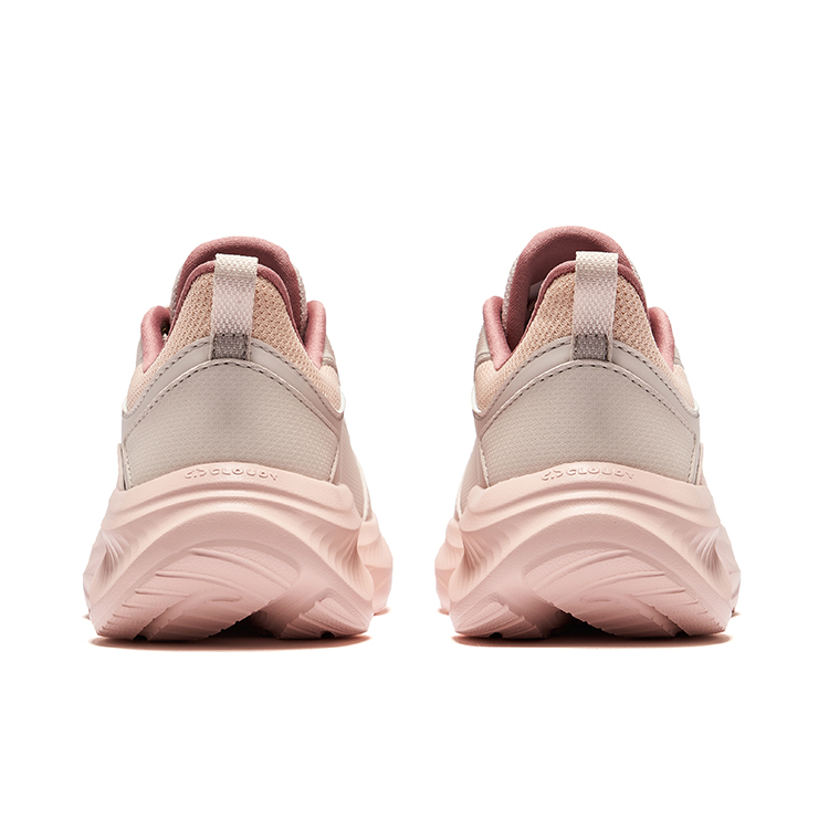 Erke Cushioning Rebound Low top Casual Running Shoes Women’s Painted Gray Clear Candy