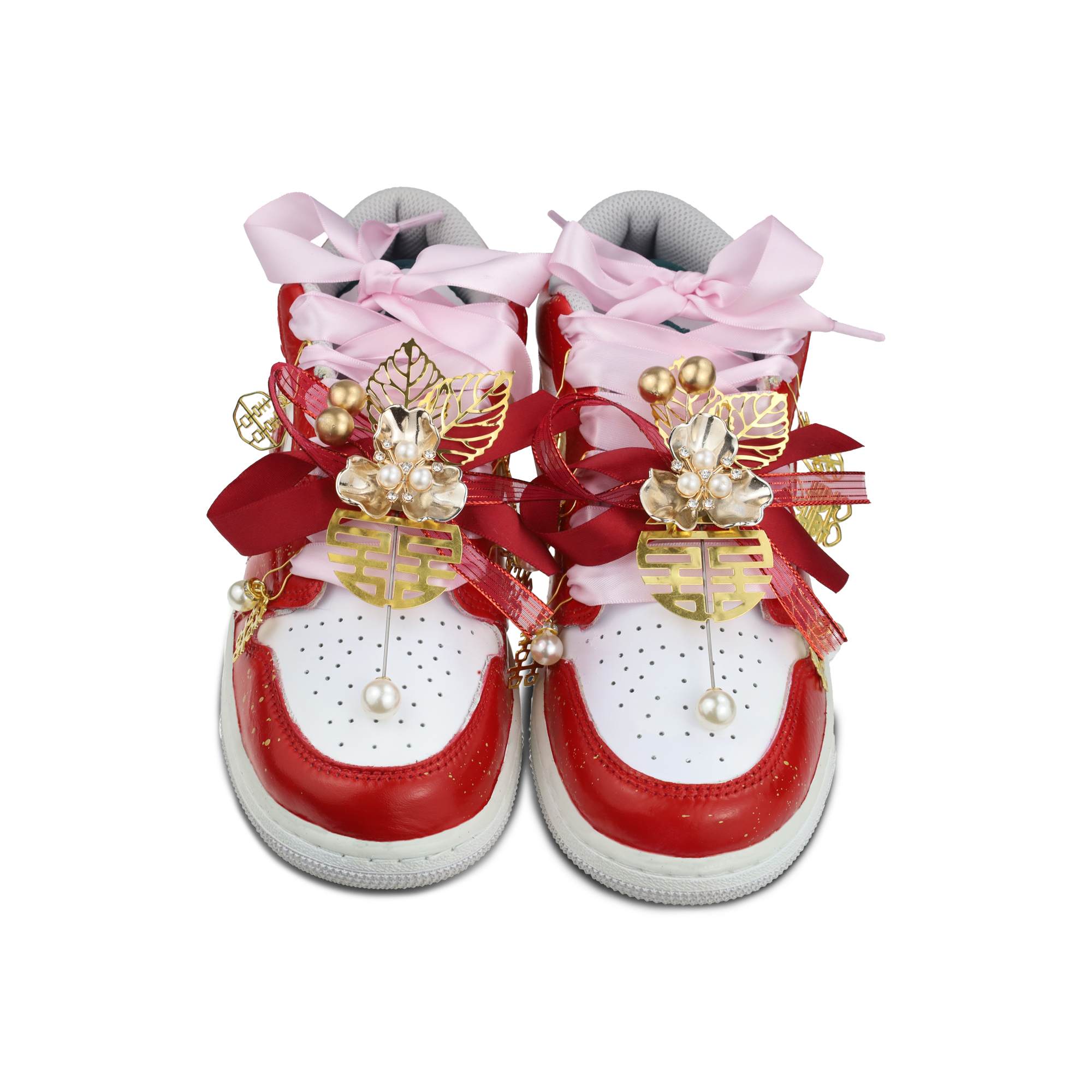 Jordan Air Jordan 1 Low top Vintage Basketball Shoes Unisex Red