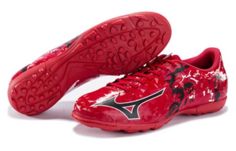 Mizuno Ryuou AG Slip Resistant, Abrasion Resistant, Lightweight Soccer Shoes Men’s Red
