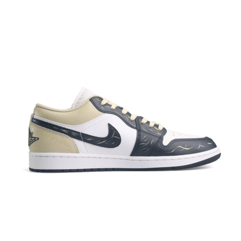 Jordan Air Jordan 1 Sunflower Shadow, Special Shopping Bag Abrasion Resistant Low top Vintage Basketball Shoes Unisex