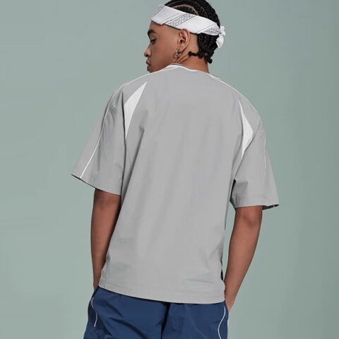 Reebok T Shirt Unisex Light Gray