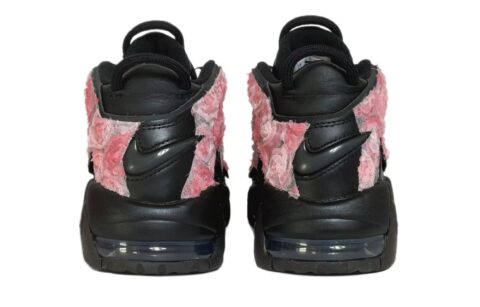 Nike Air More Uptempo Romantic Rose Cushioning Abrasion Resistant Cushioning, Wear Resistant Mid top