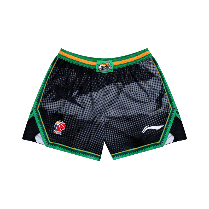 Li Ning CBA Collection Basketball Shorts Classic Version 24 25 Liaoning Team Men’s Black