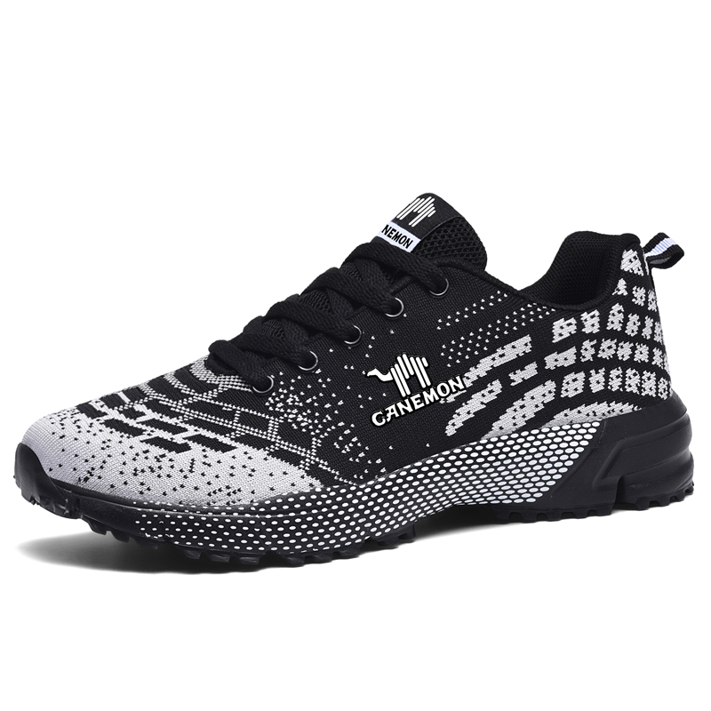 LINGHANGLUOTUO Cushioning Slip Resistant Abrasion Resistant Low top Running Shoes Men’s