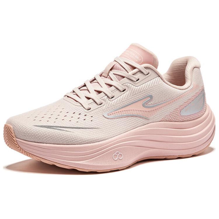 Erke Cushioning Slip Resistant Abrasion Resistant Low top Casual Running Shoes Women’s Pink Gray