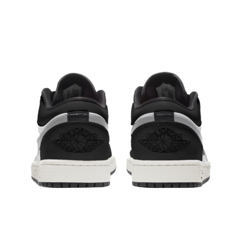 Jordan Air Jordan 1 Low top Vintage Basketball Shoes Unisex Black White Gray