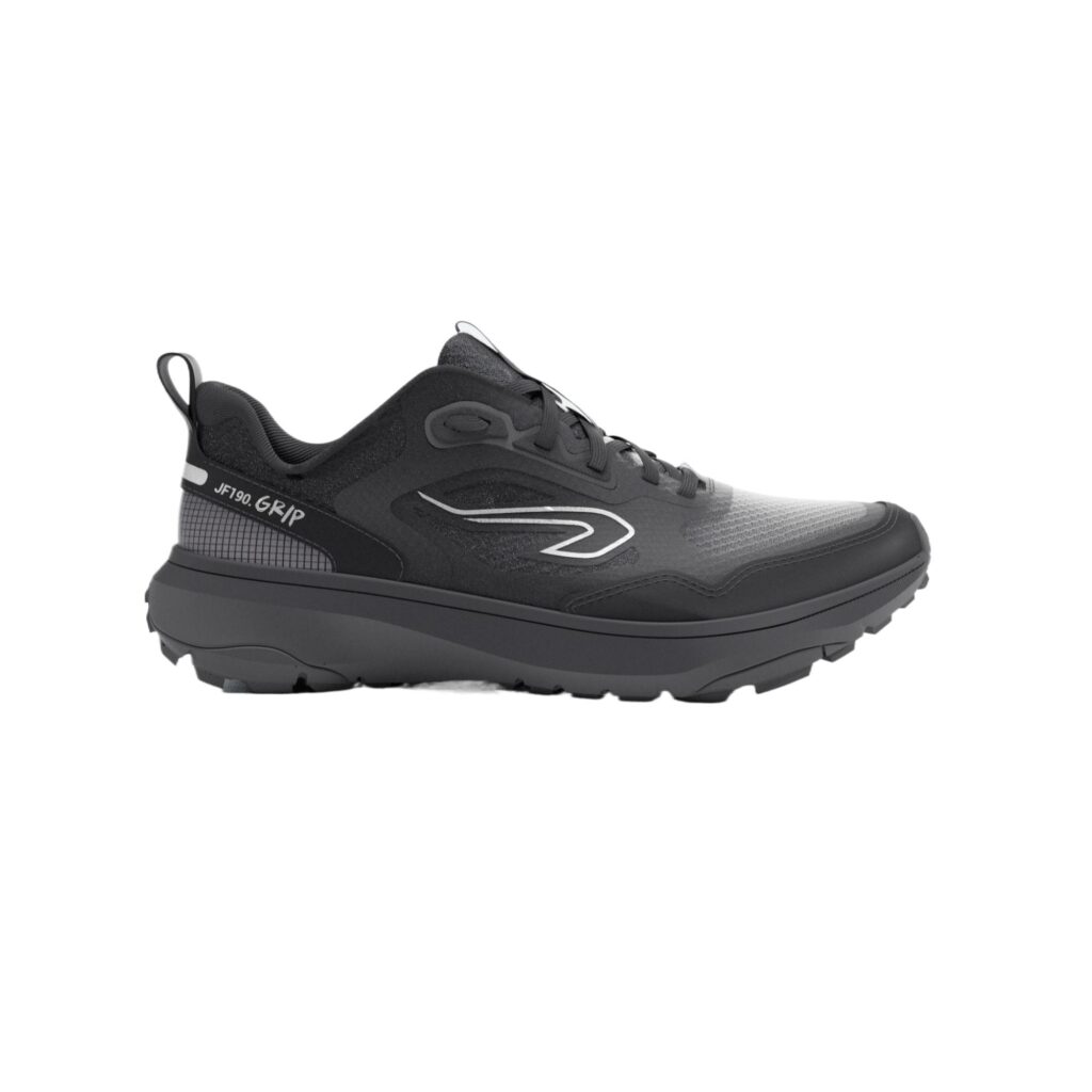 DECATHLON JOGFLOW 190 Slip Resistant Low top Running Shoes Men’s Smoky Black, Gray