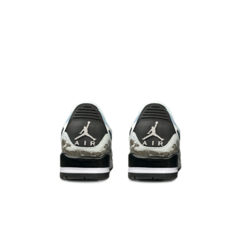 Jordan Legacy 312 Boom Plan Ling Mountain Anti-Slip Wear-Resistant Low-Top Vintage Basketball Shoes Men’s Light Blue