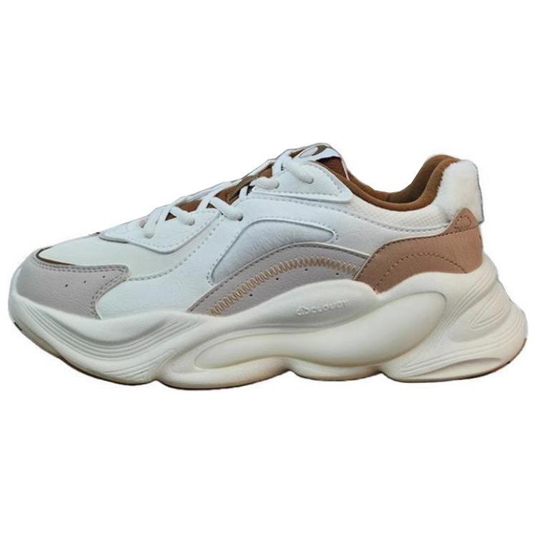 Erke Abrasion Resistant Slip Resistant Low top Casual Running Shoes Women’s White Gray