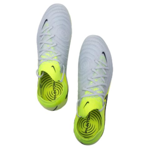 Nike Phantom GX 2 Elite AG Artificial Ground Artificial Turf Soccer Shoes Men’s Gray Yellow