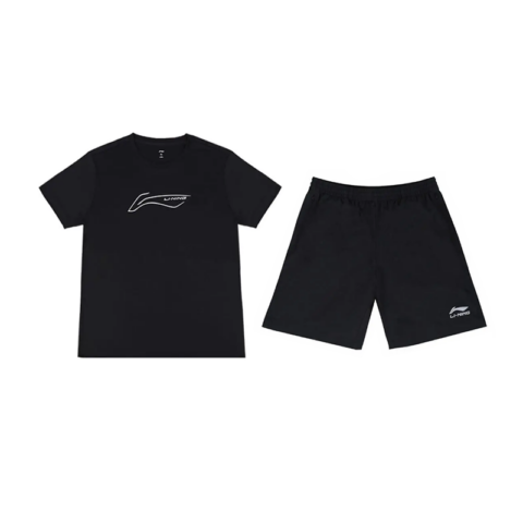 Li Ning Casual Sportswear Unisex Black+Black