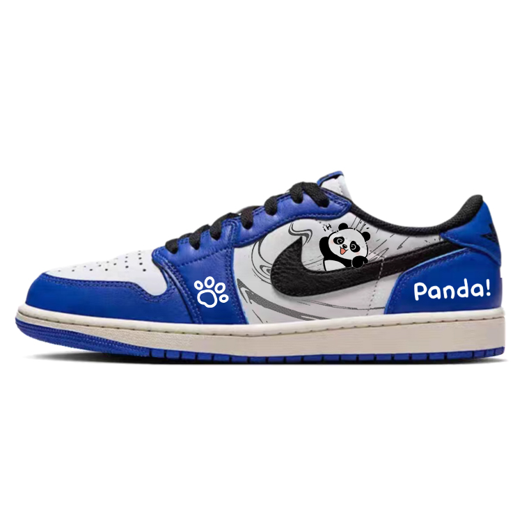 Jordan Air Jordan 1 Vintage Basketball Shoes Unisex Low Top White/Blue