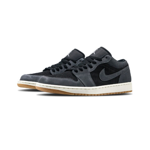 Jordan Air Jordan 1 ‘Stealth Ops’ Abrasion Resistant Low top Vintage Basketball Shoes Men’s Count Gray
