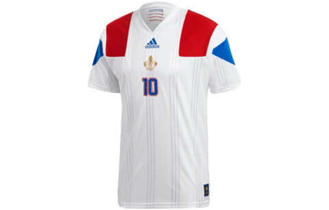 Adidas Soccer Jerseys Men's White Moderate Straight Fit