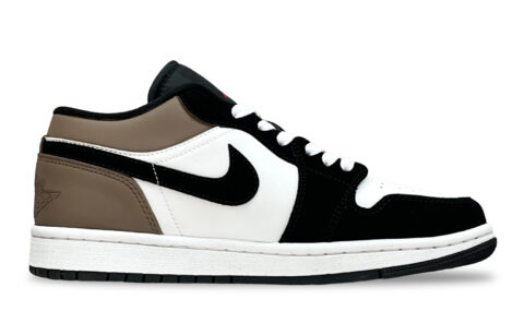 Jordan Air Jordan 1 Reverse Black Brown Slip Resistant Abrasion Resistant Low top Vintage Basketball Shoes Unisex