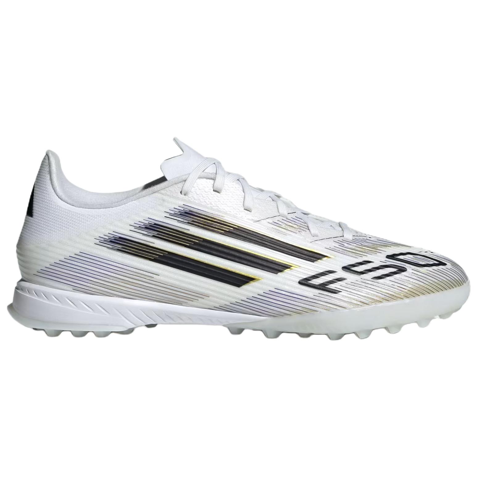 Adidas F50 League Slip Resistant Abrasion Resistant Soccer Shoes Unisex White