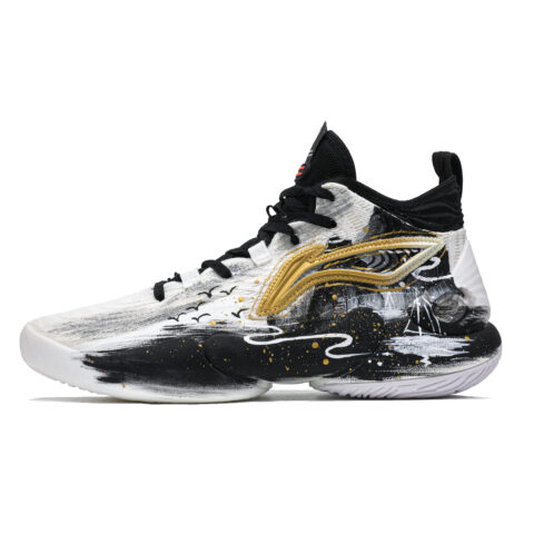 Li Ning YuShuai 18 Cushioning Slip Resistant Breathable Moisture Wicking Rebound Super Light High top Basketball Shoes