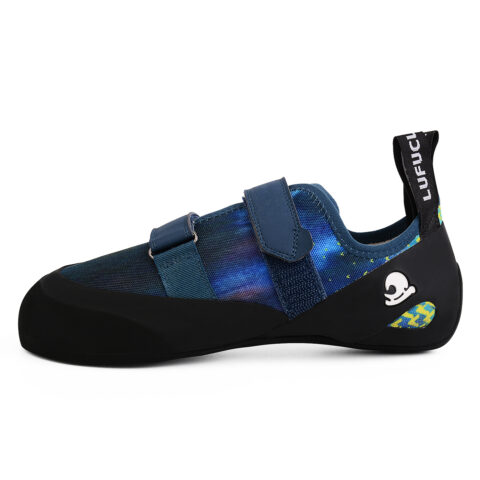 LUFU Slip Resistant Abrasion Resistant Low top Rock Climbing Shoes Women’s Shooting Stars Blue