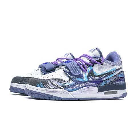 Jordan Legacy 312 Starry Guidance Suede Abrasion Resistant Abrasion Resistant Low top Vintage Basketball Shoes Men’s