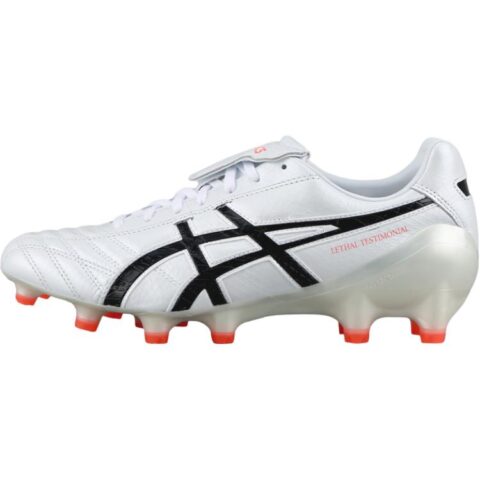 ASICS Lethal Testimonial 4 Comfortable And Trendy HG Hard Ground Artificial Turf Abrasion Resistant Soccer Shoes Men's