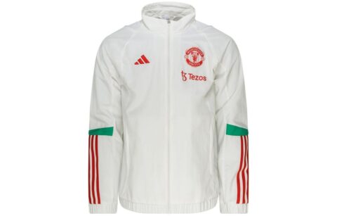 Adidas MANCHESTER UNITED TIRO 23 PRESENTATION JACKET Soccer Jersey Men's White
