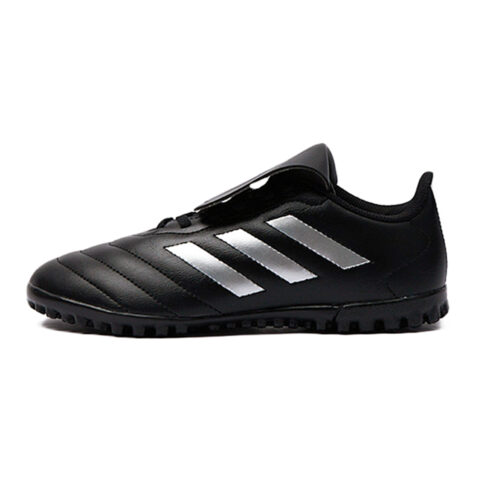 Adidas GOLETTO 8 Slip Resistant Abrasion Resistant Slip Resistant Abrasion Resistant Soccer Shoes Unisex Black Silver