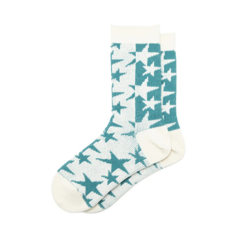 Li Ning Crew Socks Unisex 1 Pack Green & Green