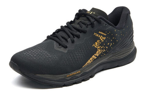 361° Cushioning Breathable Abrasion Resistant Slip Resistant Low top Running Shoes Men’s Black Gold