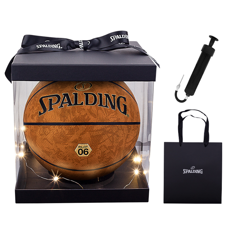 SPALDING Pilot Collection 77 739Y PU Basketball PILOT 06 Brown Training Unisex China Mainland Version