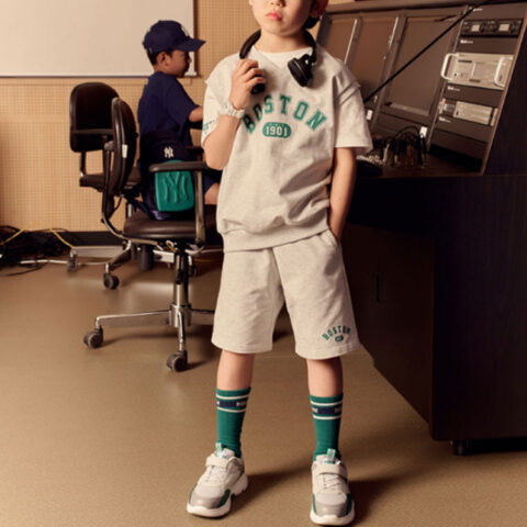 MLB Kids Casual Sportswear V Neck Moderate