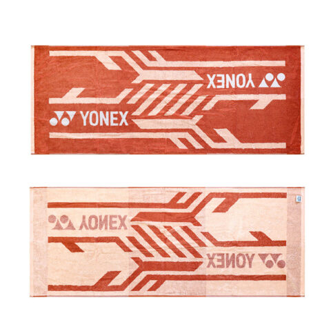 YONEX Bath Towels Orange/Dark Umber Cotton/Polyester Fitness, Playing, Toiletry, Swim Unisex 58cmx145cm