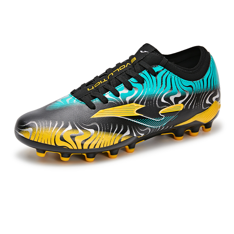Joma Speed Type MG Multi Ground Artificial Turf Synthetic Leather Soccer Shoes Men’s Black
